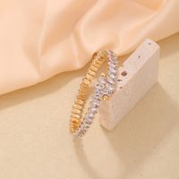 Copper Elegant Simple Style Plating Inlay Oval Solid Color Zircon Bangle main image 4