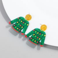 1 Pair Classic Style Commute Penguin Flakes Arylic Drop Earrings sku image 2