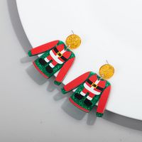 1 Pair Classic Style Commute Penguin Flakes Arylic Drop Earrings sku image 3