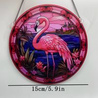 Süß Künstlerisch Flamingo Aryl Anhänger Künstliche Dekorationen main image 5
