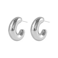 1 Pair Modern Style Simple Style Geometric Iron Ear Studs sku image 6