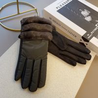 Women's Vintage Style Solid Color Gloves 1 Pair sku image 6