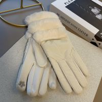 Women's Vintage Style Solid Color Gloves 1 Pair sku image 5