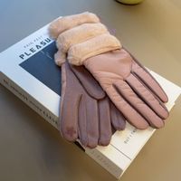 Women's Vintage Style Solid Color Gloves 1 Pair sku image 7