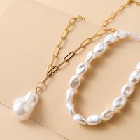 Wholesale Simple Style Classic Style Round Stainless Steel Beaded Pendant Necklace main image 4