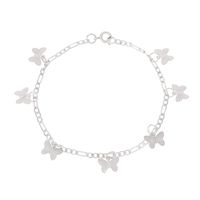 New Jewelry Dream Color Butterfly Bracelet Summer Creative Pearl Thick Chain Bracelet Wholesale Nihaojewelry sku image 6