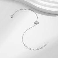 Ig-stil Elegant Wassertropfen Sterling Silber Überzug Inlay Zirkon Überzogen Mit Rhodium Armbänder main image 4