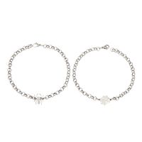 Simple Style Commute Spider Web Stainless Steel Chain Bracelets sku image 1