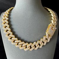 Hip Hop Exagerado Rock Collar Aleación Embutido Diamantes De Imitación Hombres Collar Colgante sku image 25