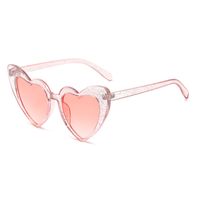 New Ladies Heart Large Frame Sunglasses Harajuku Fashion Sunglasses sku image 45