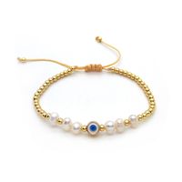 Einfacher Stil Klassischer Stil Teufels Auge Süßwasserperle Kupfer Perlen Armbänder main image 5