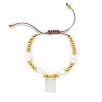 Einfacher Stil Klassischer Stil Kreuzen Süßwasserperle Kupfer Perlen Armbänder sku image 3
