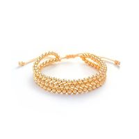Simple Style Classic Style Cross Freshwater Pearl Copper Beaded Bracelets sku image 2