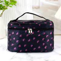 Vintage Style Round Dots Polyester Sewing Thread Square Makeup Bags sku image 3