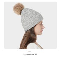 Unisex Simple Style Solid Color Eaveless Wool Cap main image 3