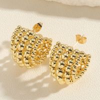 1 Pair Sweet Heart Shape Twist Polishing Plating Inlay Brass Zircon 14k Gold Plated White Gold Plated Ear Studs main image 3