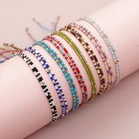 Bohemian Round Glass Beaded Women's Bracelets main image 3