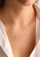 Simple Style Letter Stainless Steel Plating 18k Gold Plated Necklace main image 3
