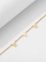 Einfacher Stil Brief Rostfreier Stahl Überzug 18 Karat Vergoldet Halskette sku image 2