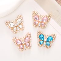 Sweet Butterfly Alloy Inlay Pearl Zircon Jewelry Accessories main image 1