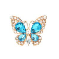 Sweet Butterfly Alloy Inlay Pearl Zircon Jewelry Accessories main image 5