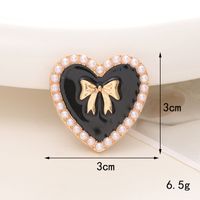 Sweet Heart Shape Alloy Inlay Pearl Jewelry Accessories sku image 8