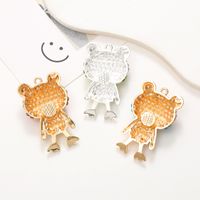 Simple Style Frog Metal Inlay Zircon Jewelry Accessories main image 5