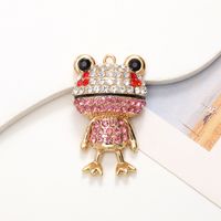Simple Style Frog Metal Inlay Zircon Jewelry Accessories main image 4