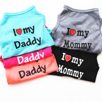 Casual Cotton Letter Pet Clothing main image 1