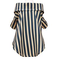 British Style Polyester Stripe Pet Clothing sku image 2