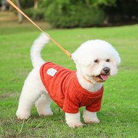 Simple Style Yarn Solid Color Pet Clothing main image 1