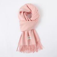 Women's Simple Style Solid Color Imitation Cashmere Scarf sku image 9