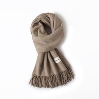 Women's Simple Style Solid Color Imitation Cashmere Scarf sku image 13