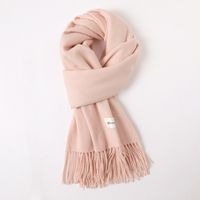 Women's Simple Style Solid Color Imitation Cashmere Scarf sku image 10