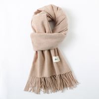 Women's Simple Style Solid Color Imitation Cashmere Scarf sku image 14