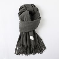 Women's Simple Style Solid Color Imitation Cashmere Scarf sku image 24
