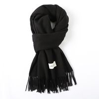 Women's Simple Style Solid Color Imitation Cashmere Scarf sku image 30