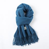 Women's Simple Style Solid Color Imitation Cashmere Scarf sku image 31