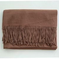 Women's Simple Style Solid Color Imitation Cashmere Scarf sku image 33