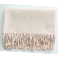 Women's Simple Style Solid Color Imitation Cashmere Scarf sku image 37