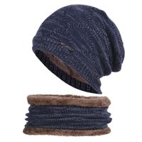 Men's Simple Style Letter Solid Color Wool Cap sku image 2