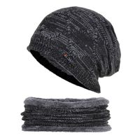 Men's Simple Style Letter Solid Color Wool Cap sku image 1