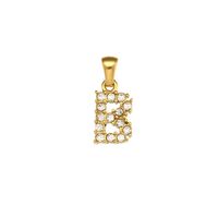 1 Piece Stainless Steel Artificial Pearls Zircon 18K Gold Plated Inlay Polished Pendant sku image 2