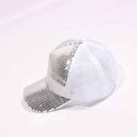 Unisex Casual Korean Style Geometric Sequins Patchwork Curved Eaves Baseball Cap sku image 2