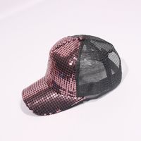 Unisex Casual Korean Style Geometric Sequins Patchwork Curved Eaves Baseball Cap sku image 5
