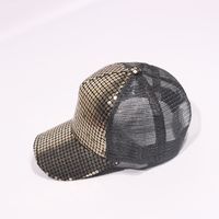 Unisex Casual Korean Style Geometric Sequins Patchwork Curved Eaves Baseball Cap sku image 7