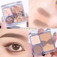 Elegant Solid Color Plastic Eye Shadow sku image 1