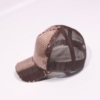Unisex Casual Korean Style Geometric Sequins Patchwork Curved Eaves Baseball Cap sku image 3