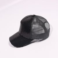 Unisex Casual Korean Style Geometric Sequins Patchwork Curved Eaves Baseball Cap sku image 6