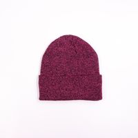 Unisex Basic Solid Color Wool Cap main image 4